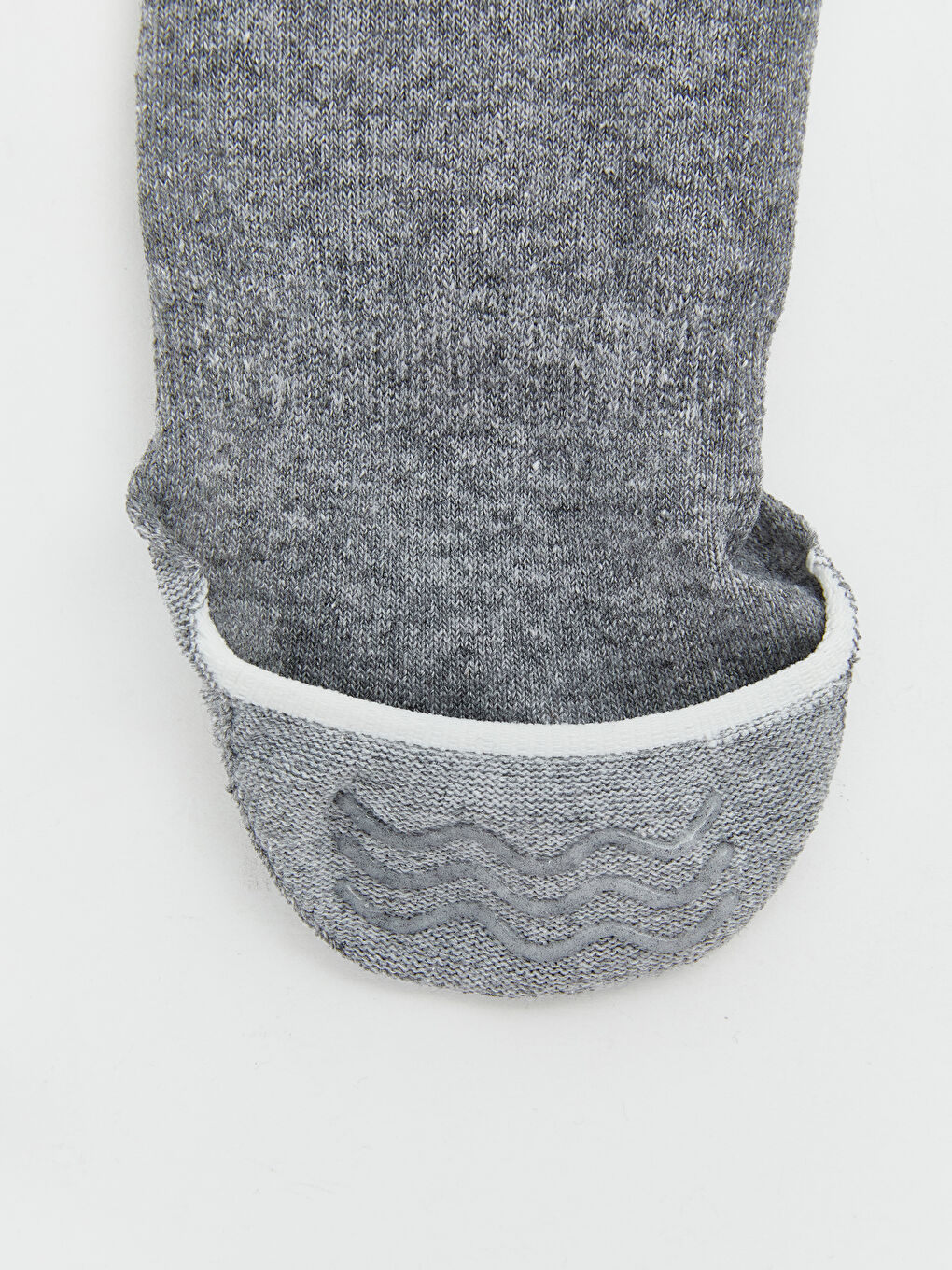 Beyaz Erkek Babet Çorap 3'lü-2