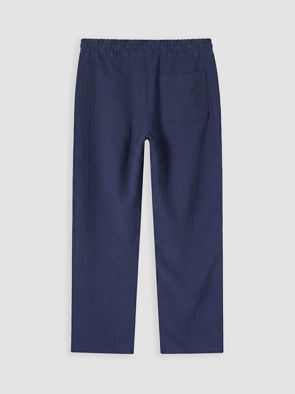 Lacivert Regular Fit Dokulu Erkek Pantolon-6