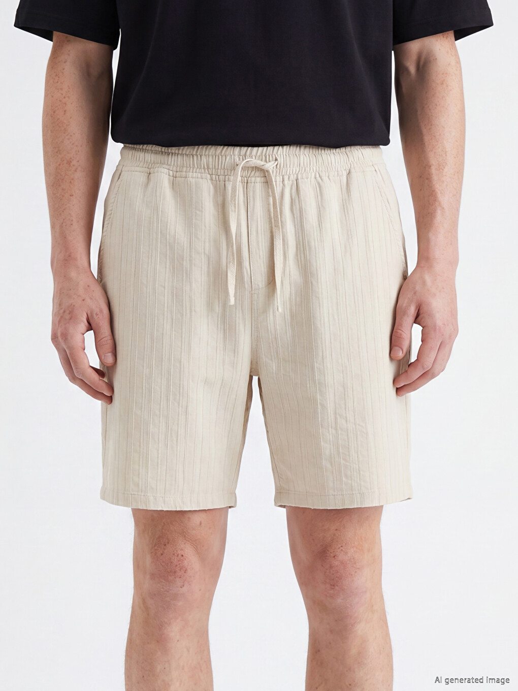 Pantaloni scurți bărbați Croială Relaxată-2