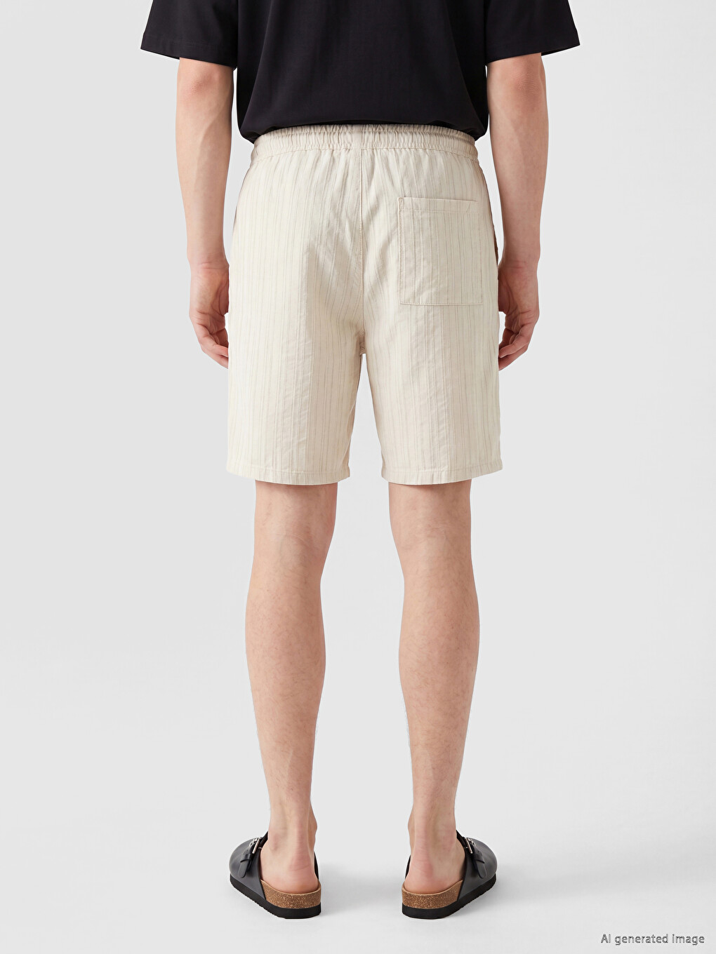Pantaloni scurți bărbați Croială Relaxată-3