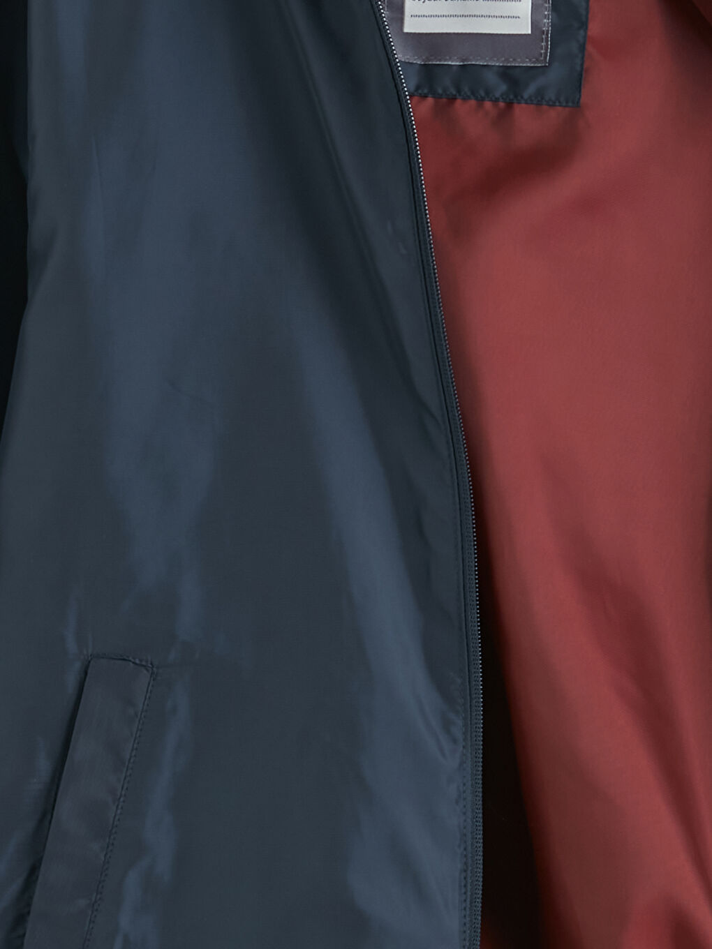 Lacivert Barcelona Nakışlı Erkek Çocuk Yağmurluk-1