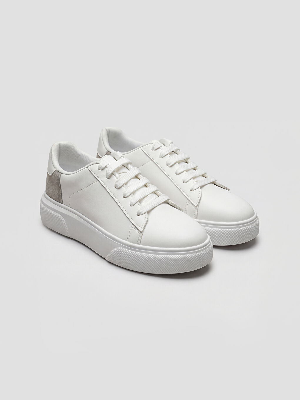 Faux Leather Look Chunky Sole Men's Sneaker