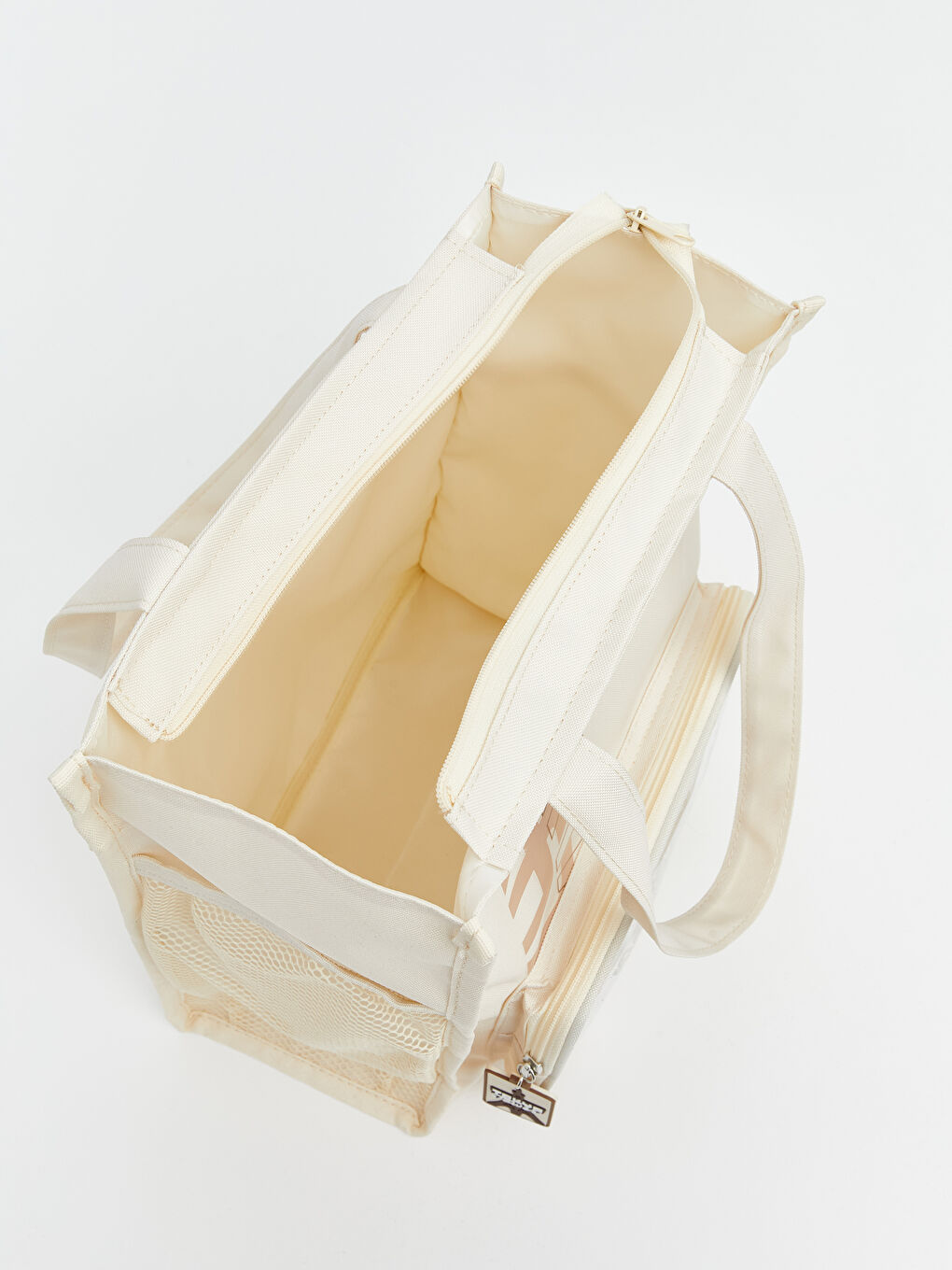 Bej Baskılı Kız Çocuk Sırt Çantası-5