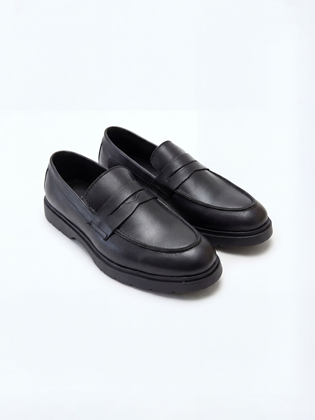 Man BLACK Suit Shoes