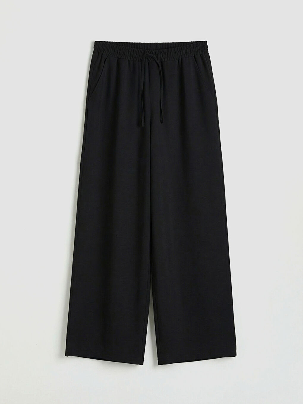 Siyah Loose Fit Kadın Pantolon