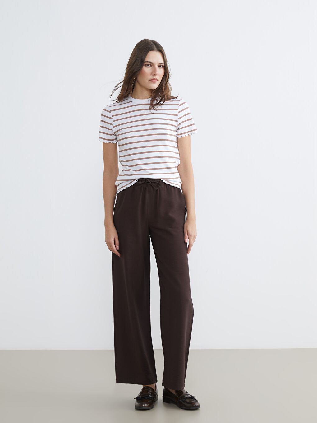 Woman BROWN Trousers