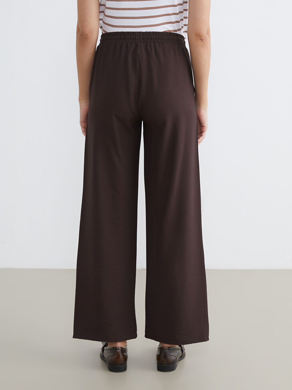 Woman BROWN Trousers-3