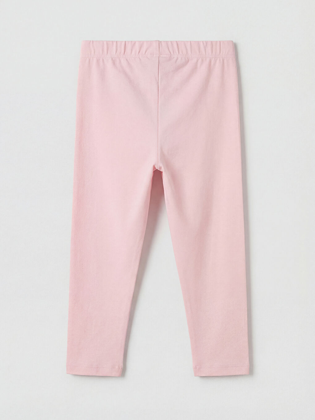 Pembe Baskılı Kız Çocuk Tayt-1