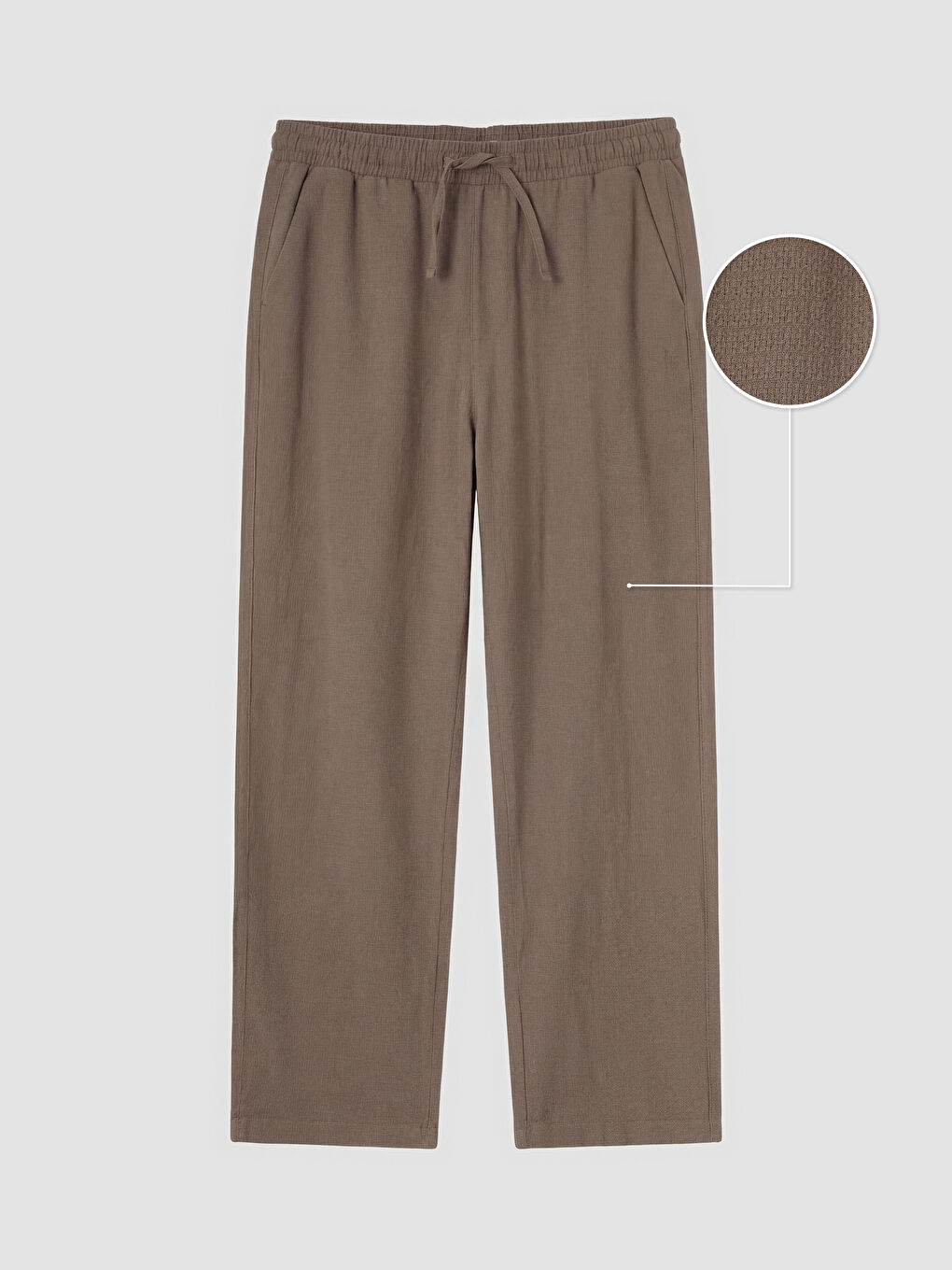 Kahverengi Regular Fit Erkek Pantolon-4