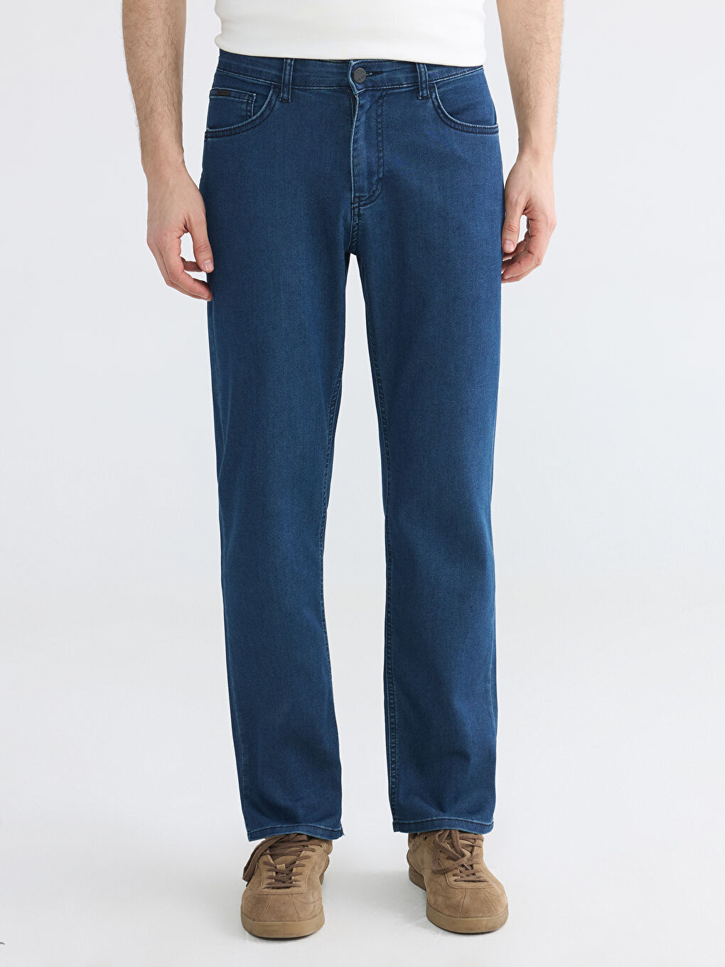 İndigo 790 Rahat Kalıp Erkek Jean Pantolon-1