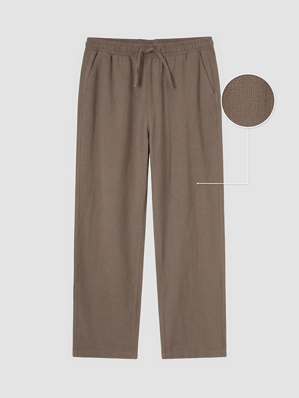 Regular Fit Men's Textured Trousers-4