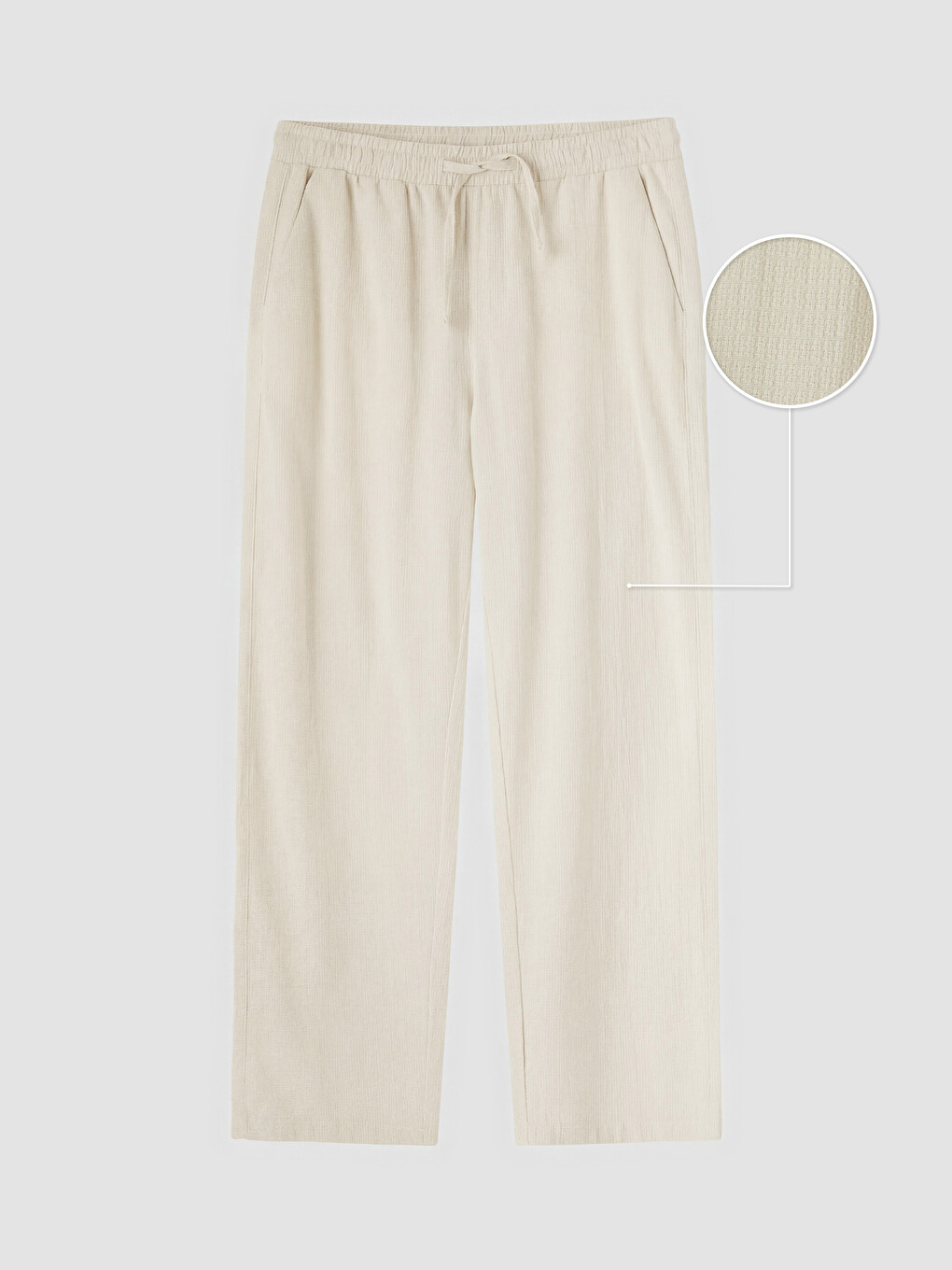 Regular Fit Men's Textured Trousers-4