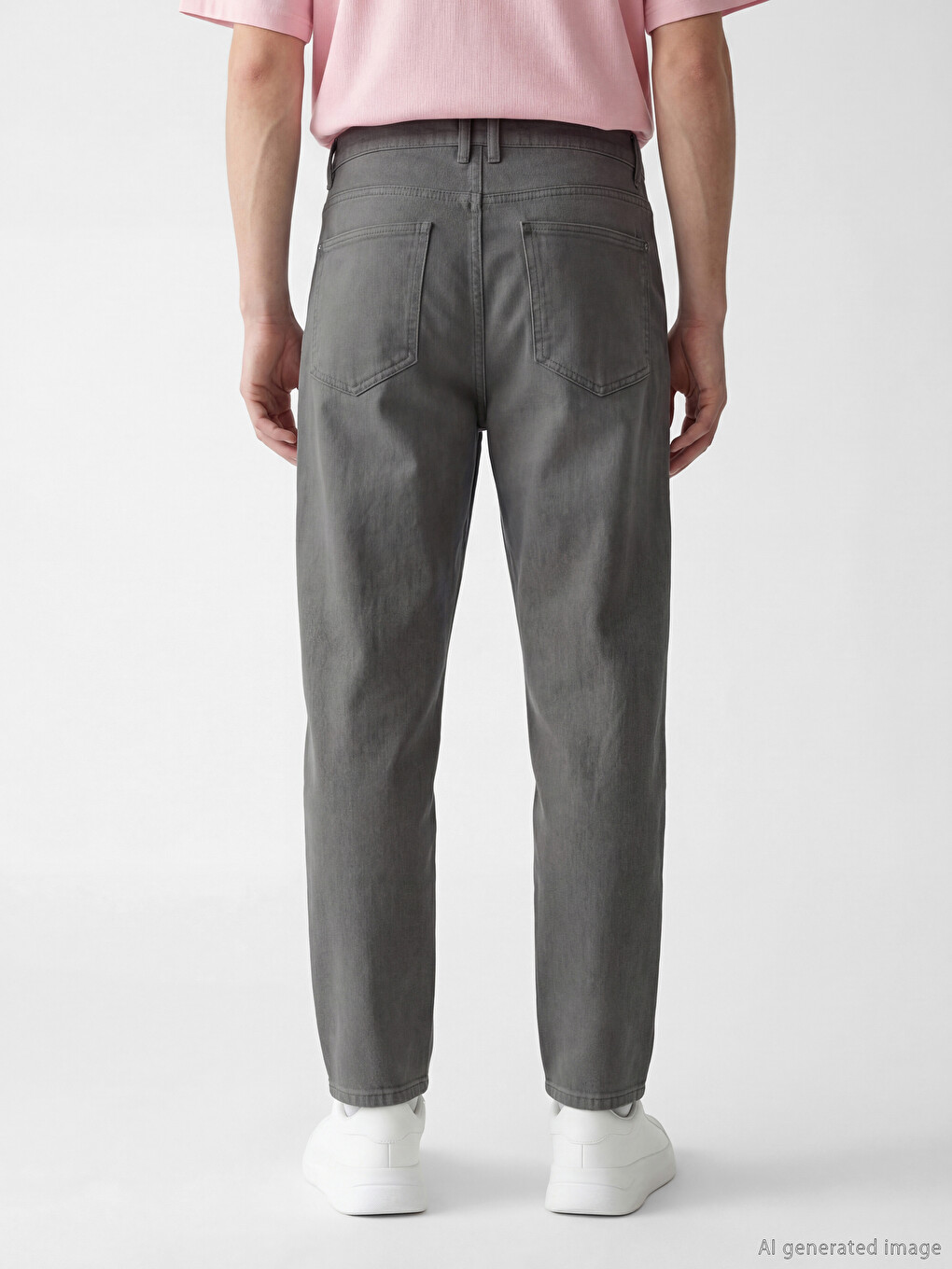 Muške Pantalone Od Kepera Opuštenog Kroja-3