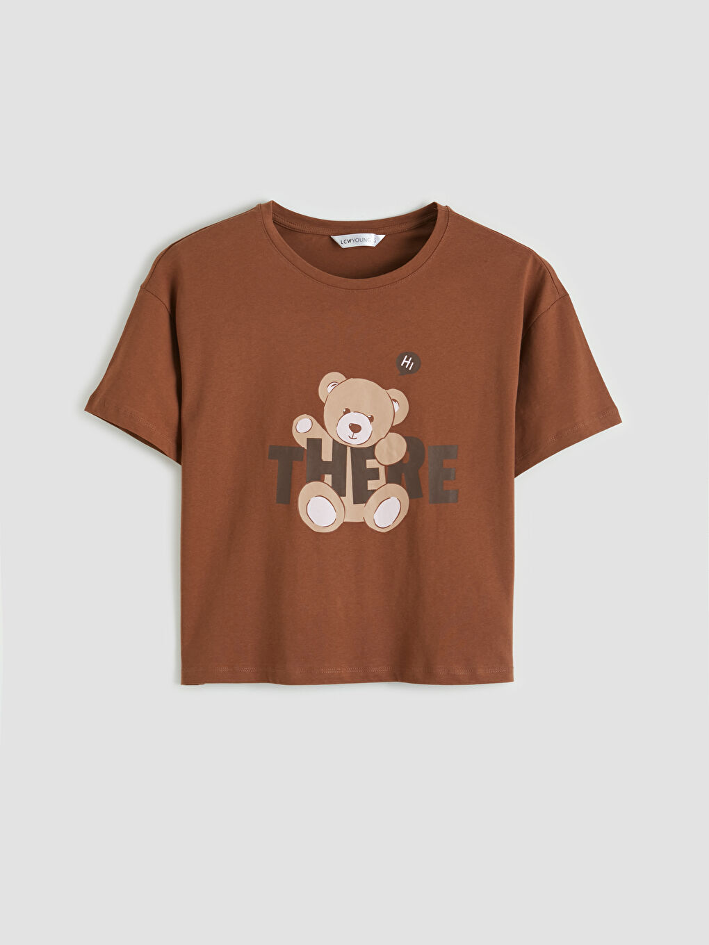 Pembe Ayı Teddy Baskılı Kadın Pijama Takım-1