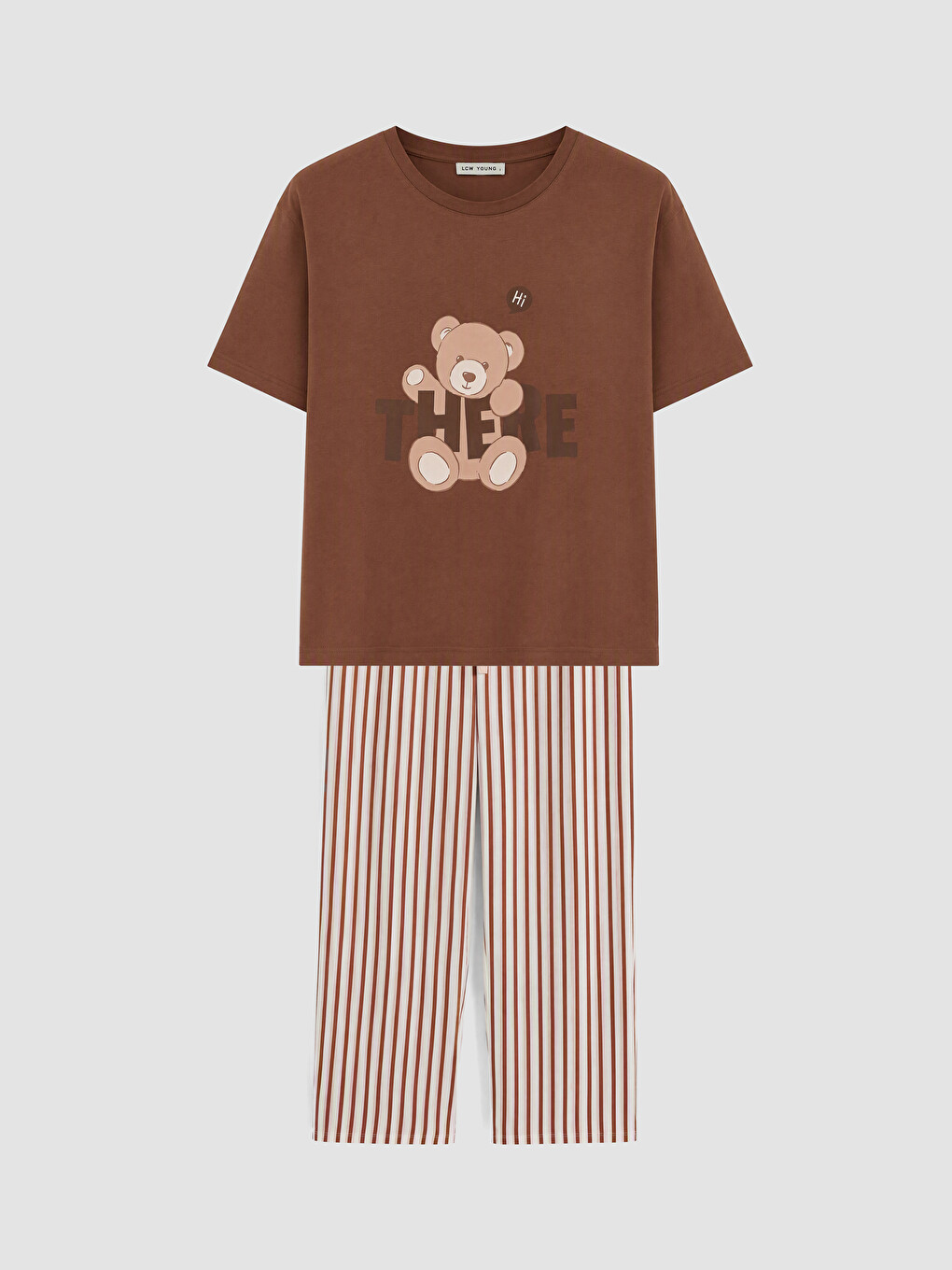 Bear Teddy Printed Women's Pyjamas Set-4