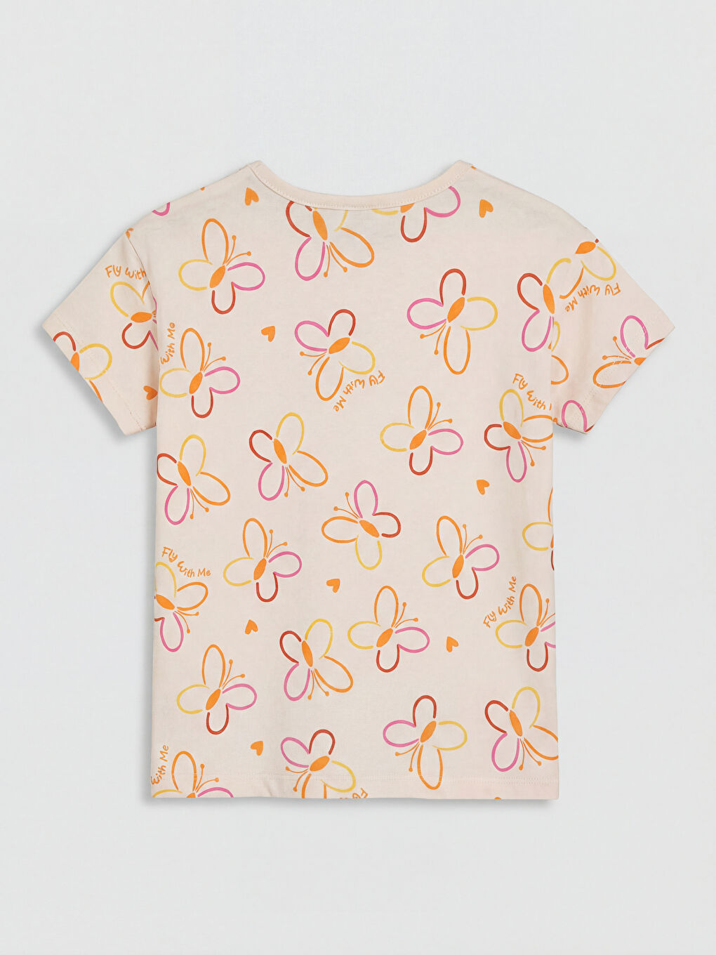 Butterfly Patterned Girls' Set-2