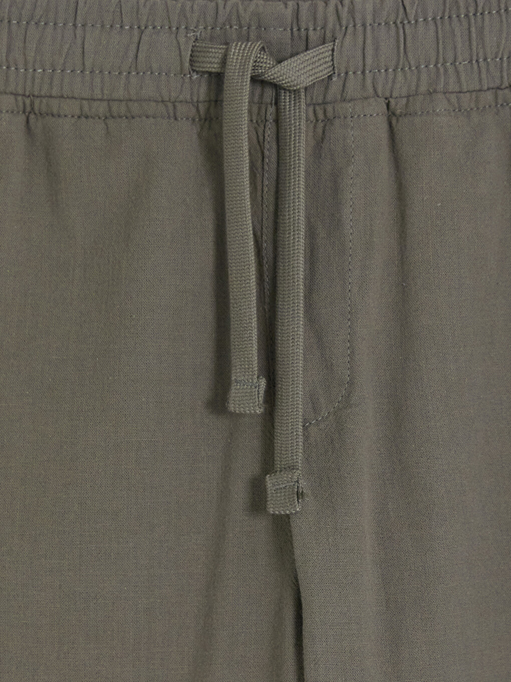 Linen-look Men's Trousers-1