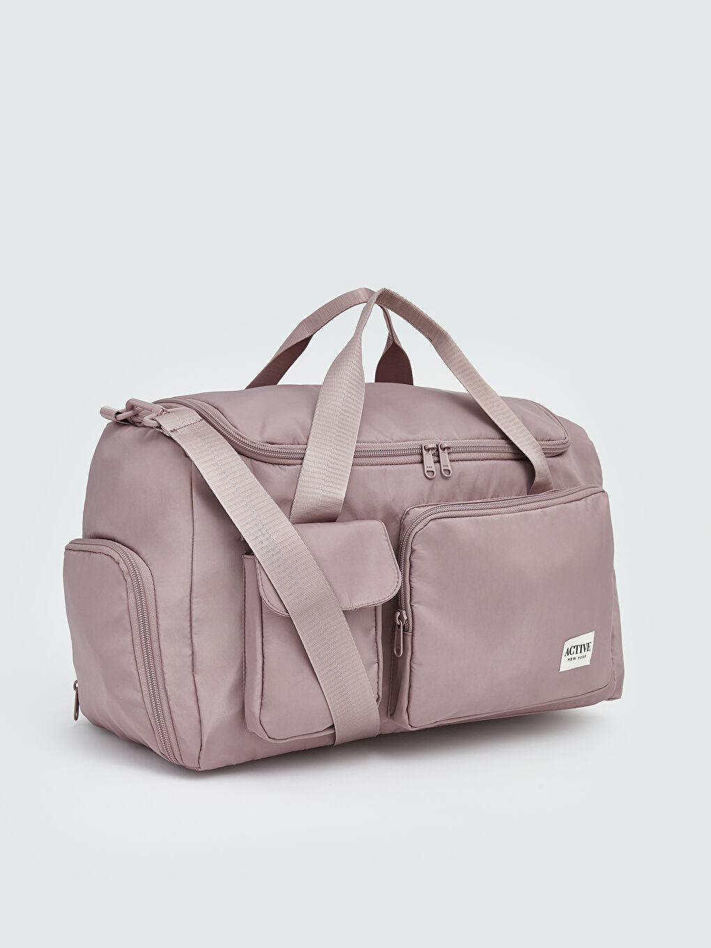 ქალი ვარდისფერი მხრის ჩანთა-1