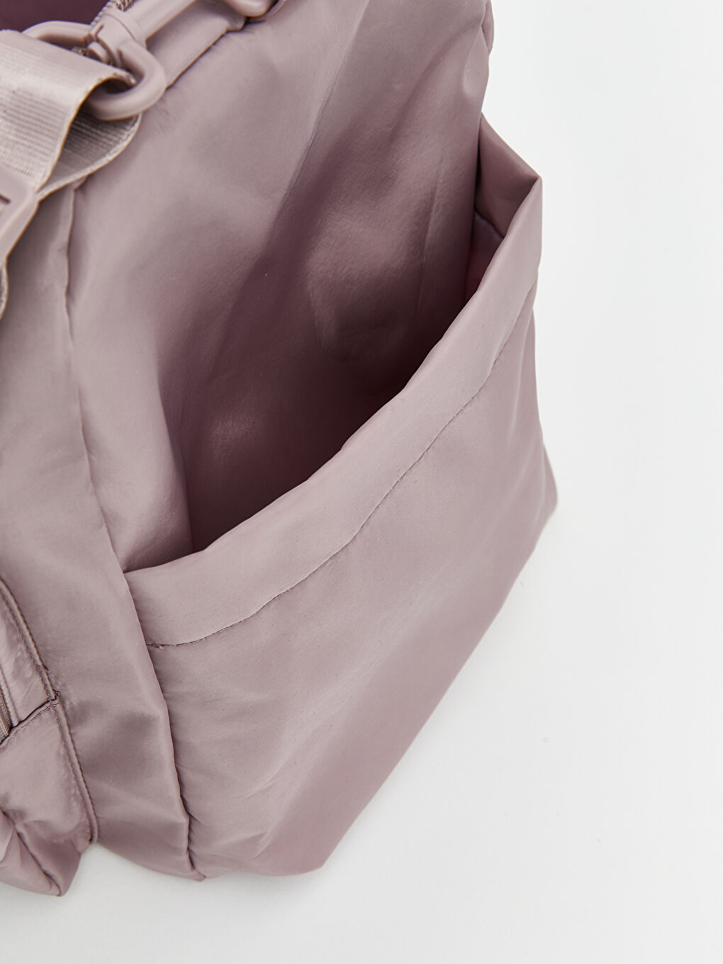 ქალი ვარდისფერი მხრის ჩანთა-3