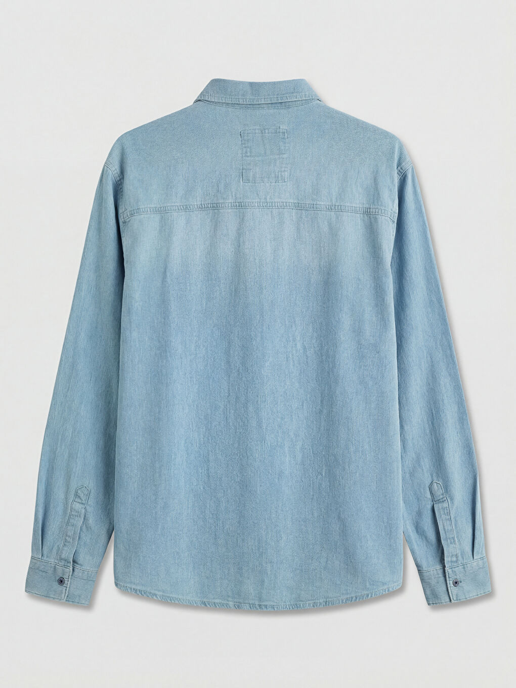 İndigo Regular Fit Erkek Jean Gömlek-1