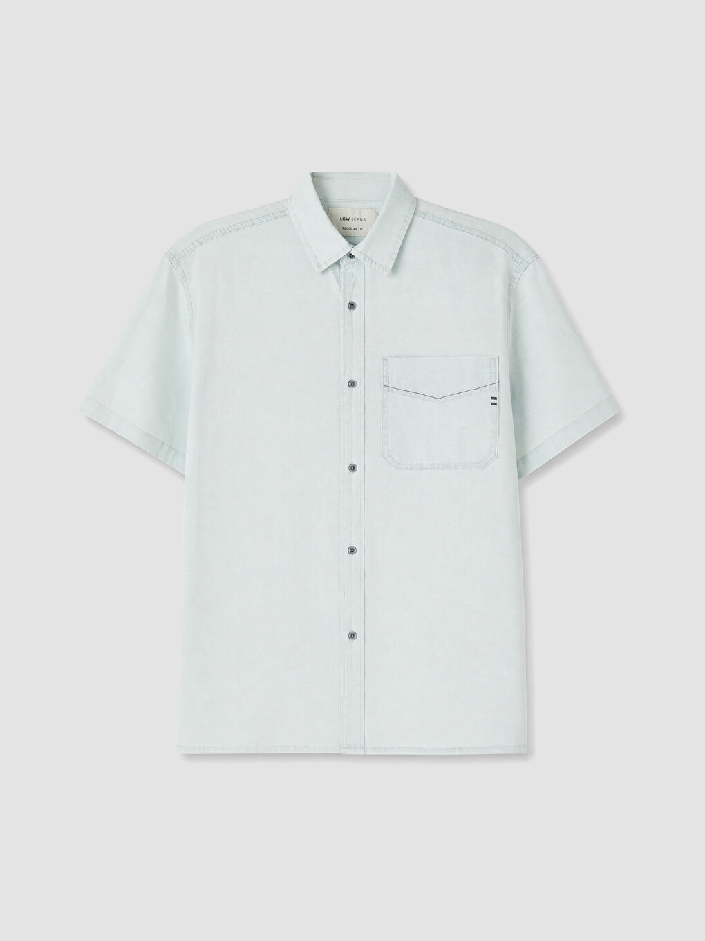İndigo Regular Fit Erkek Jean Gömlek
