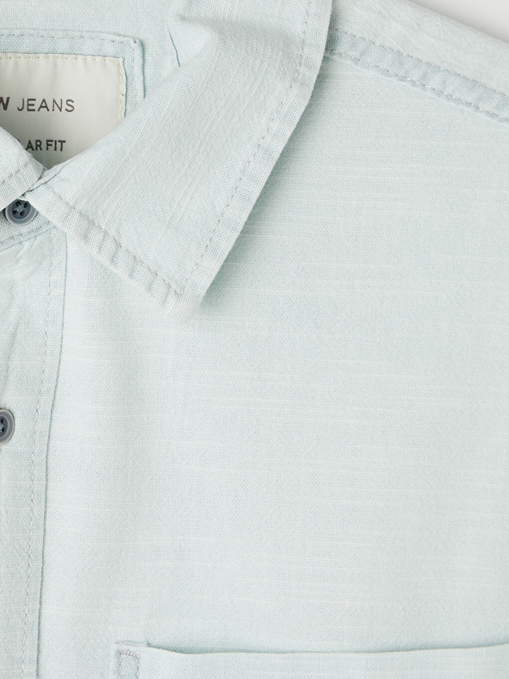 İndigo Regular Fit Erkek Jean Gömlek-1