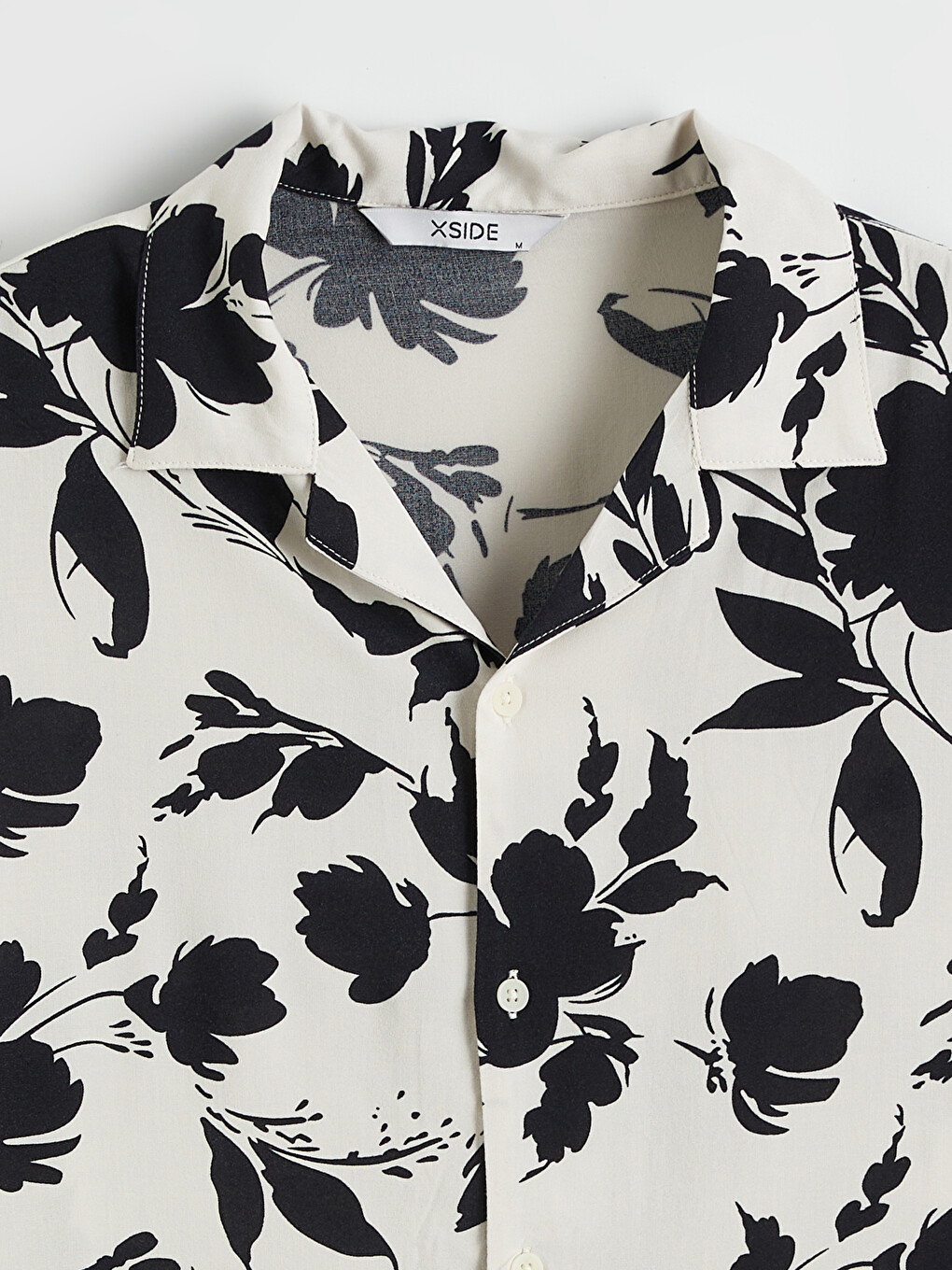 Regular Fit Camp Collar Patterned Men's Shirt-5