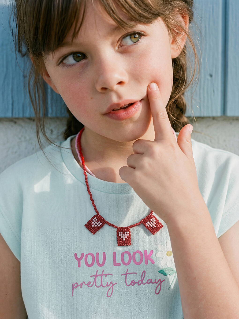 Printed Girls' Soft Touch T-Shirt and Shorts-3