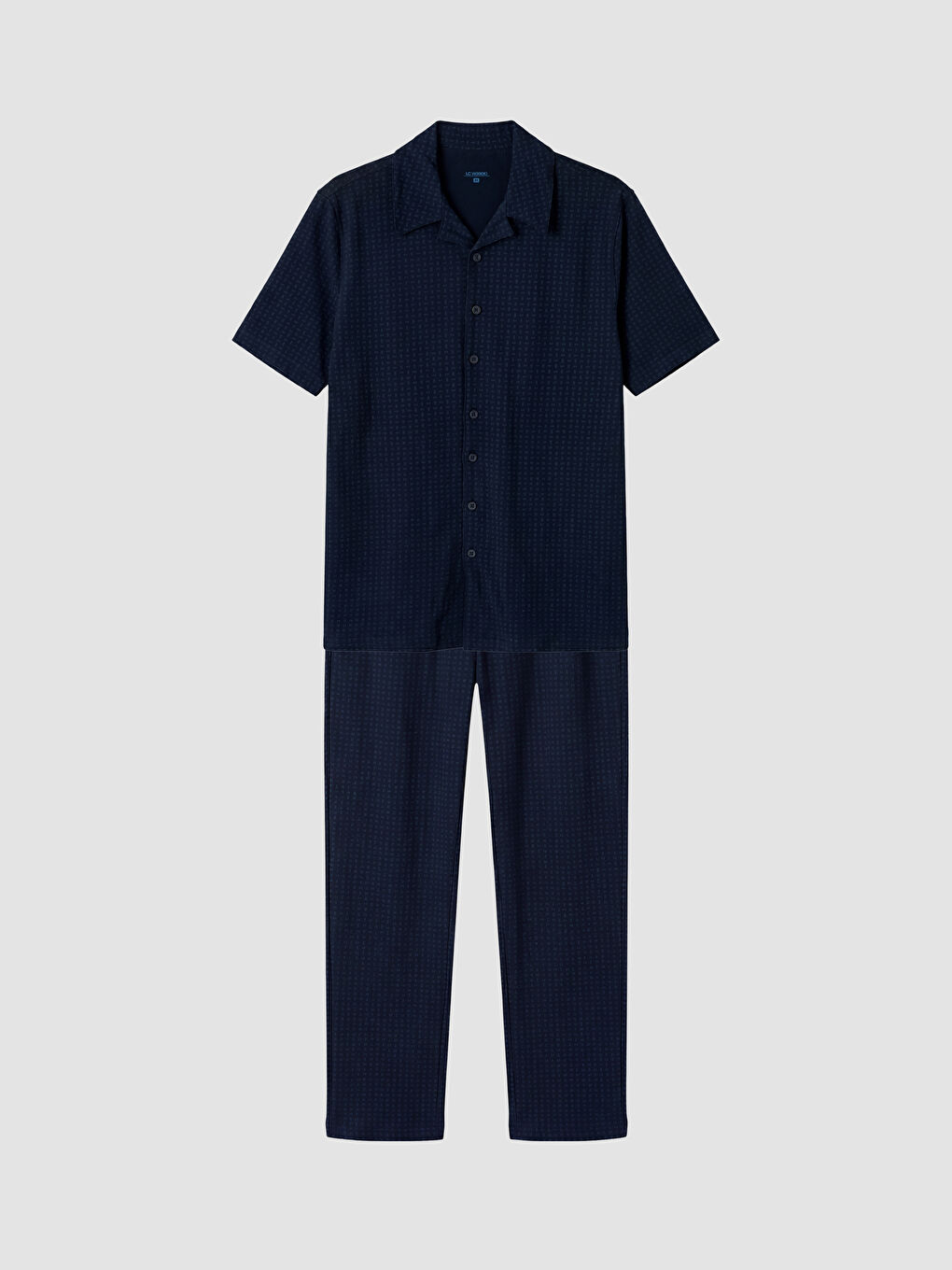 Lacivert Regular Fit Erkek Pijama Takım