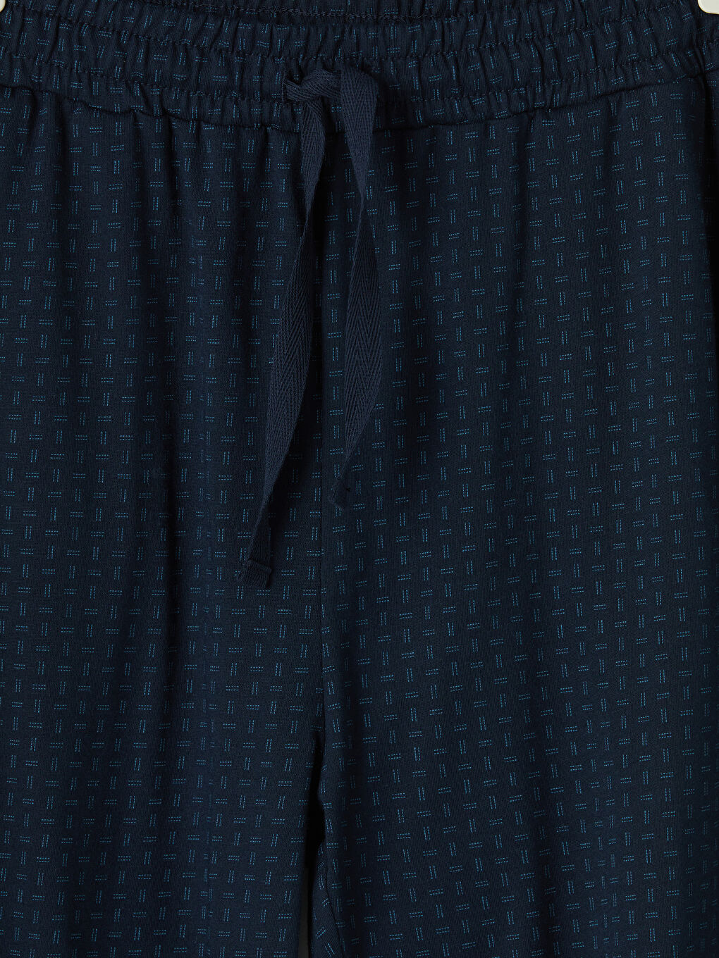 Lacivert Regular Fit Erkek Pijama Takım-5