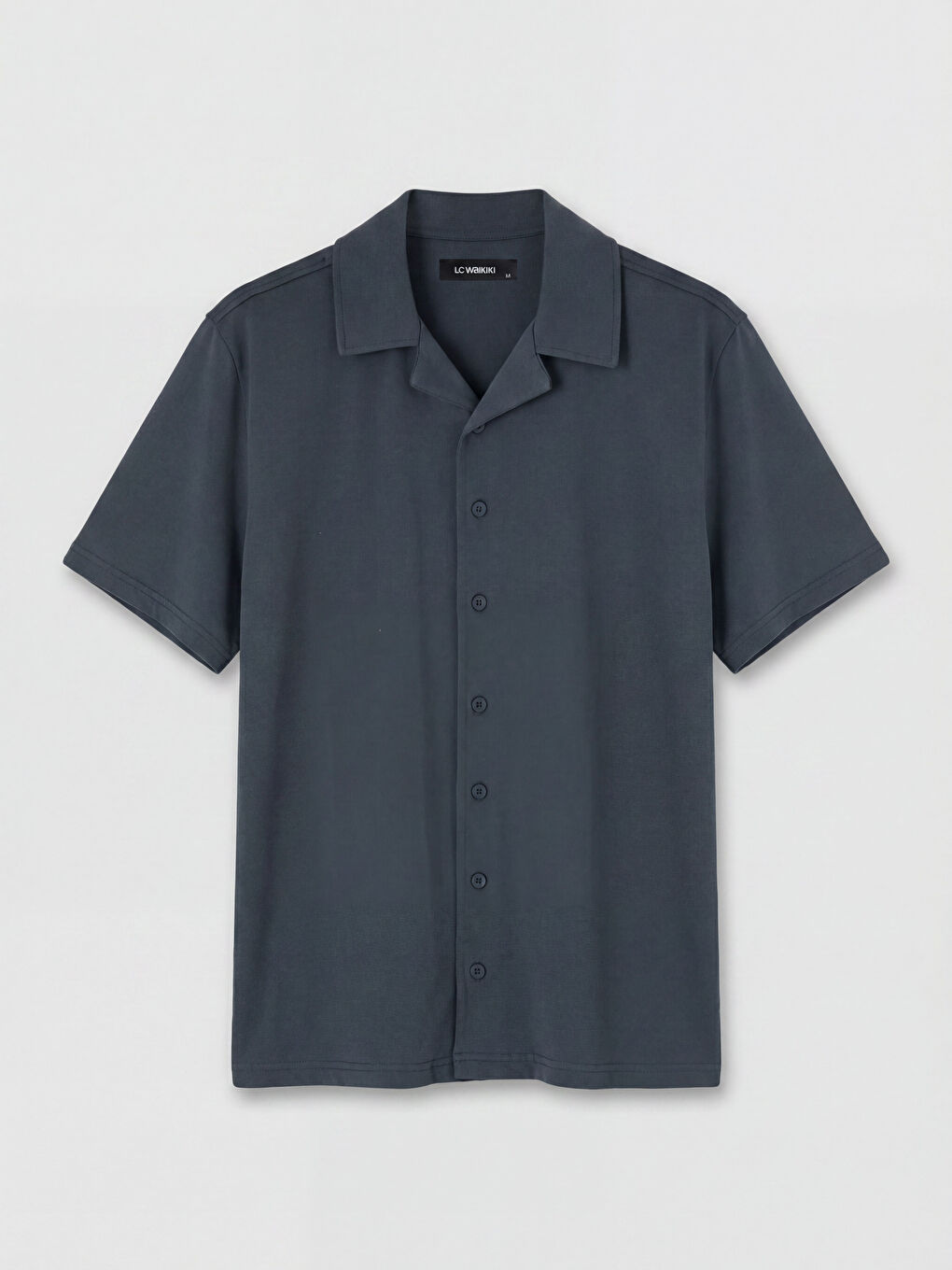 Antrasit Regular Fit Erkek Şortlu Pijama Takımı-1