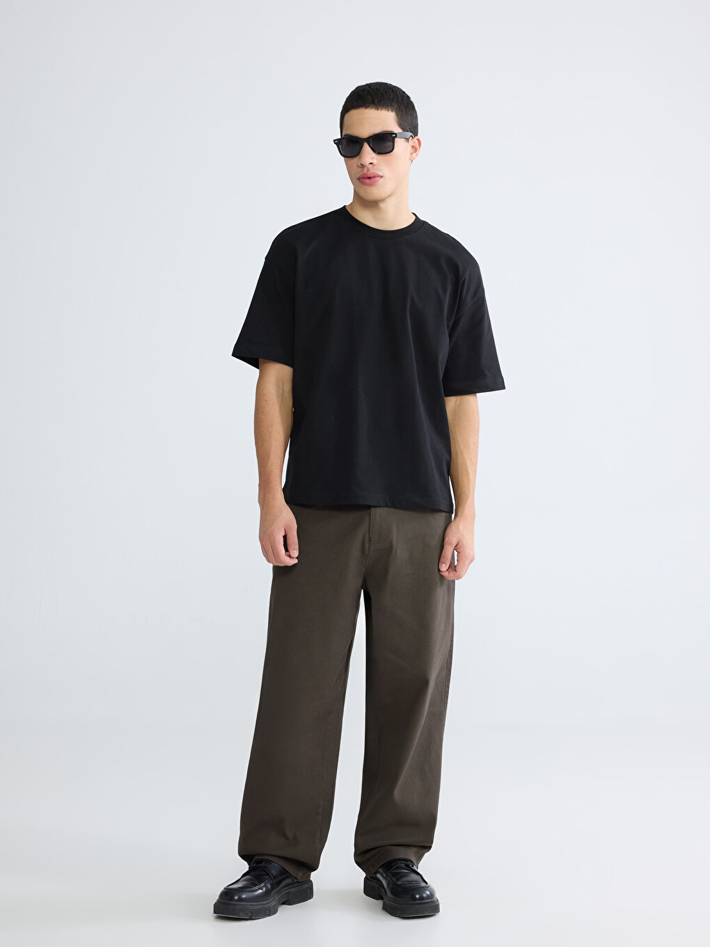 Bol Kalıp Erkek Gabardin Pantolon