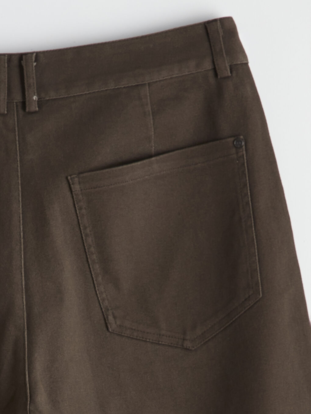 Bol Kalıp Erkek Gabardin Pantolon-5