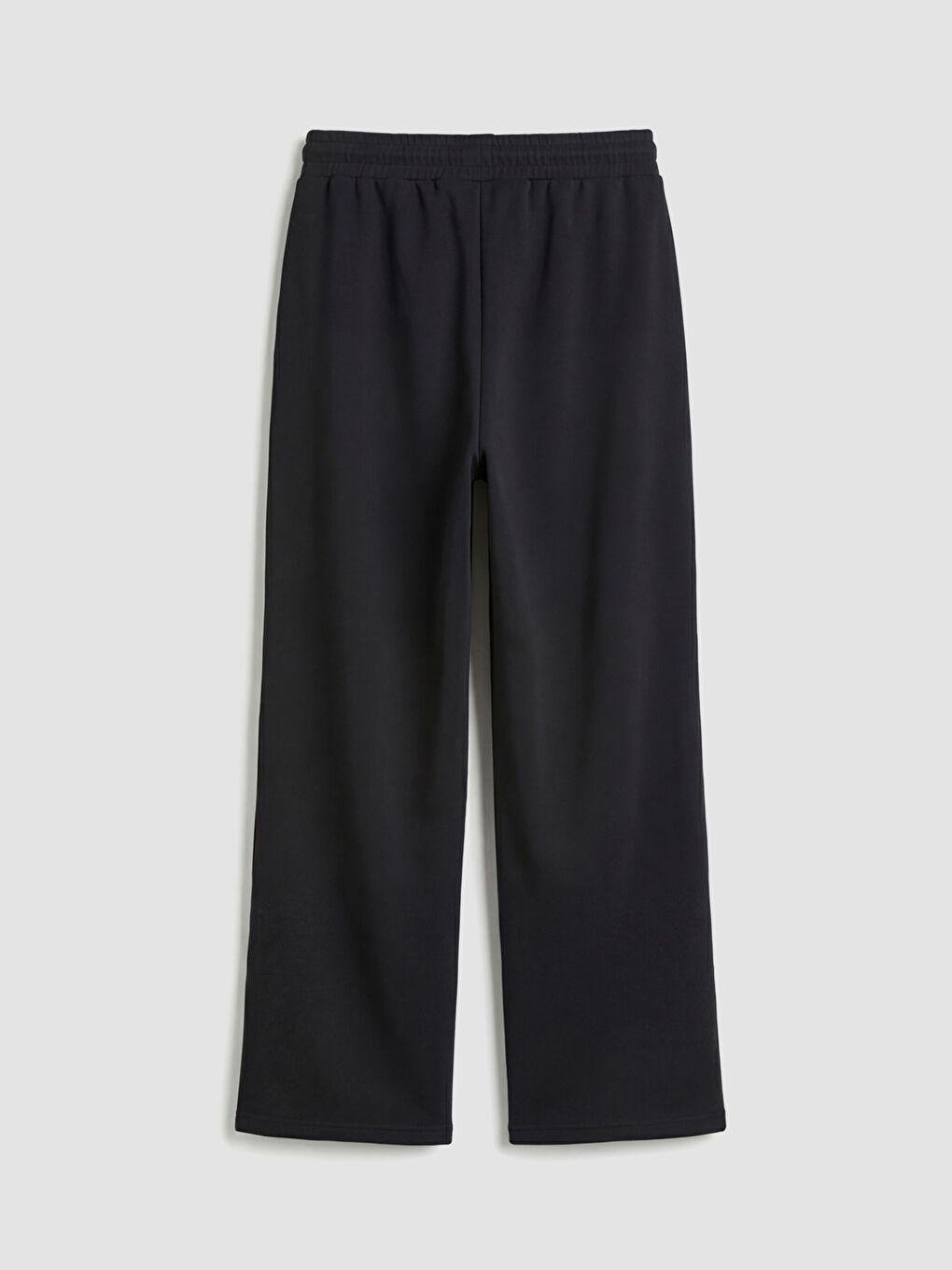 Siyah Beli Lastikli Soft Touch Kadın Eşofman Altı-5