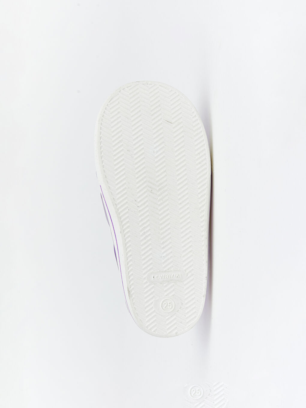 Lila Hello Kitty Baskılı Kız Bebek Sandalet-3