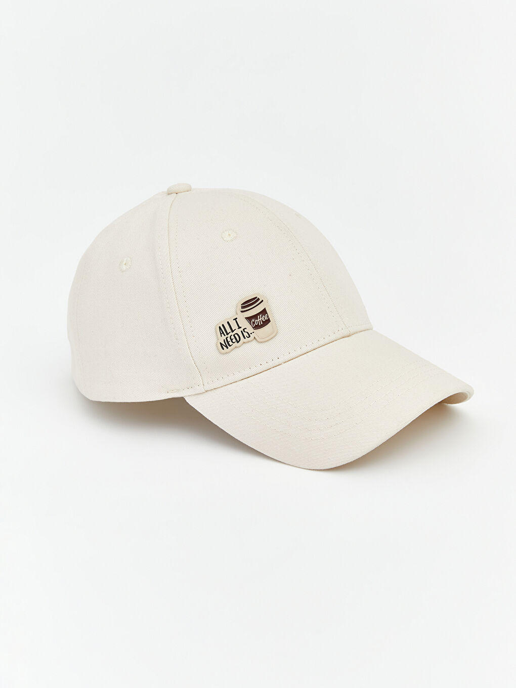 Bej Kadın Kep Şapka-1