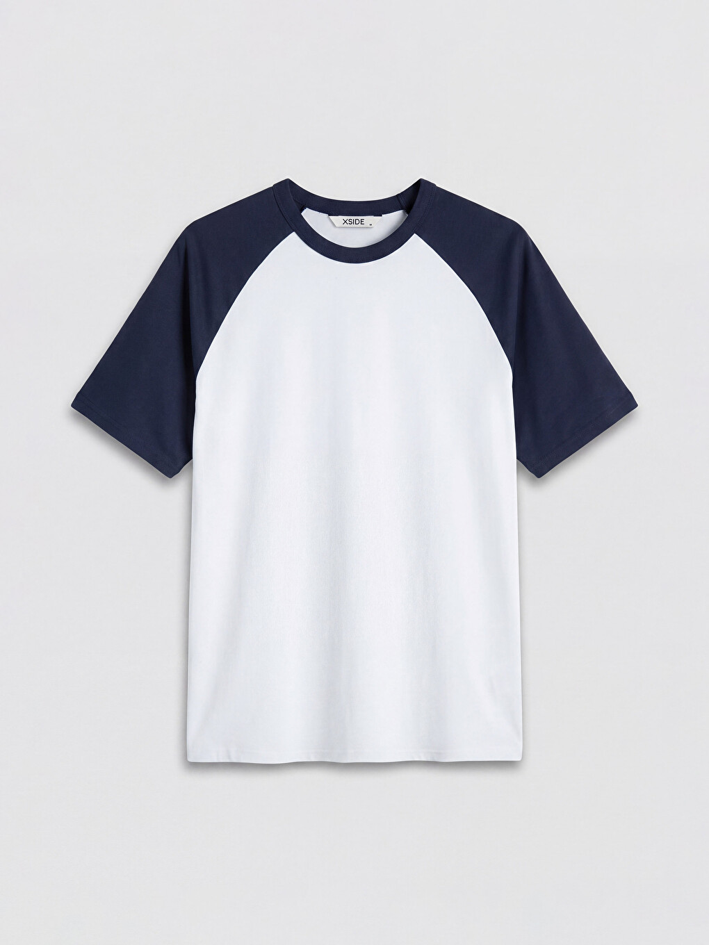 Crew Neck Jersey Raglan Sleeve Men's T-Shirt-4