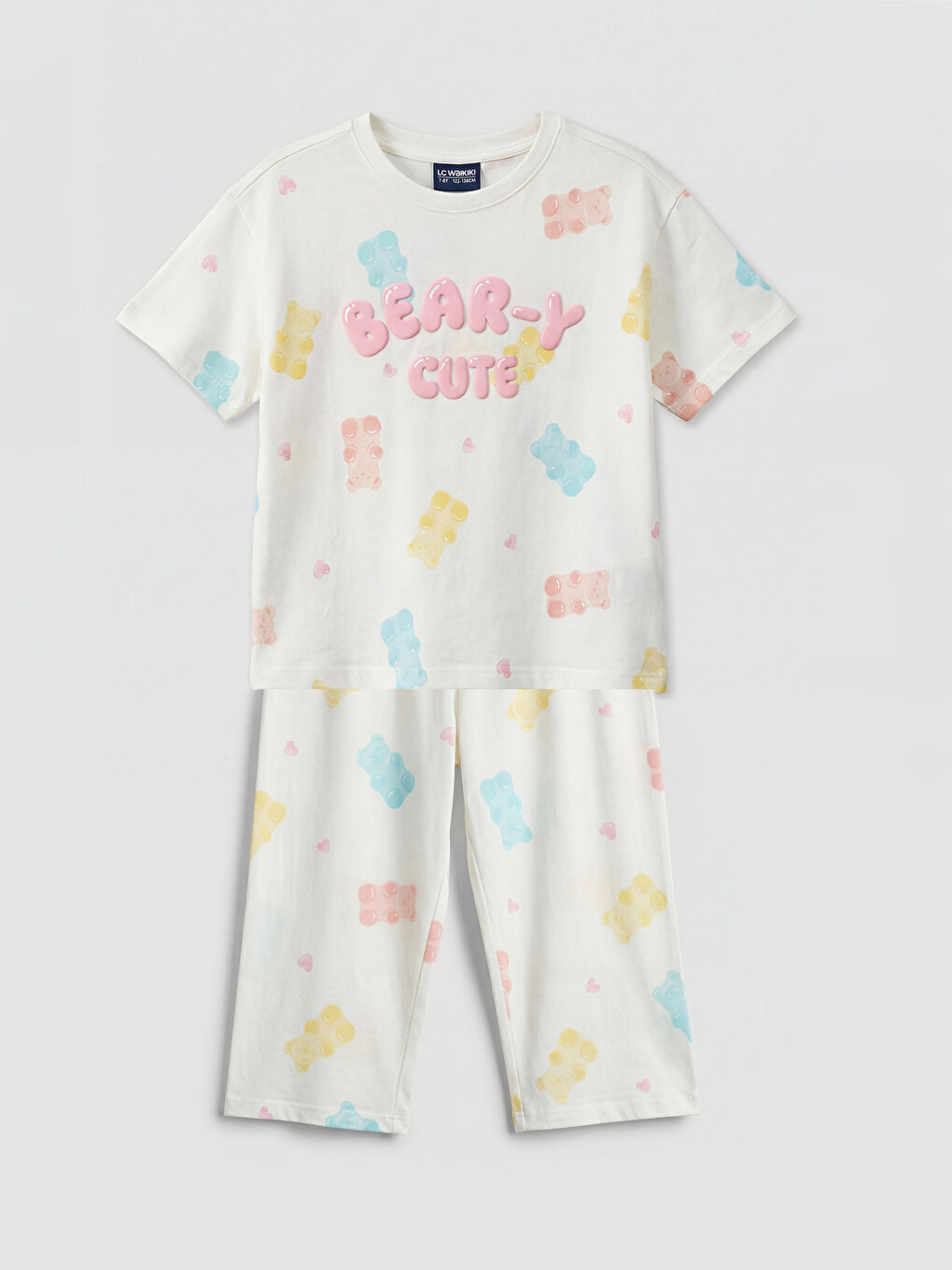 SVETLO BEŽ Pidžama komplet Devojka