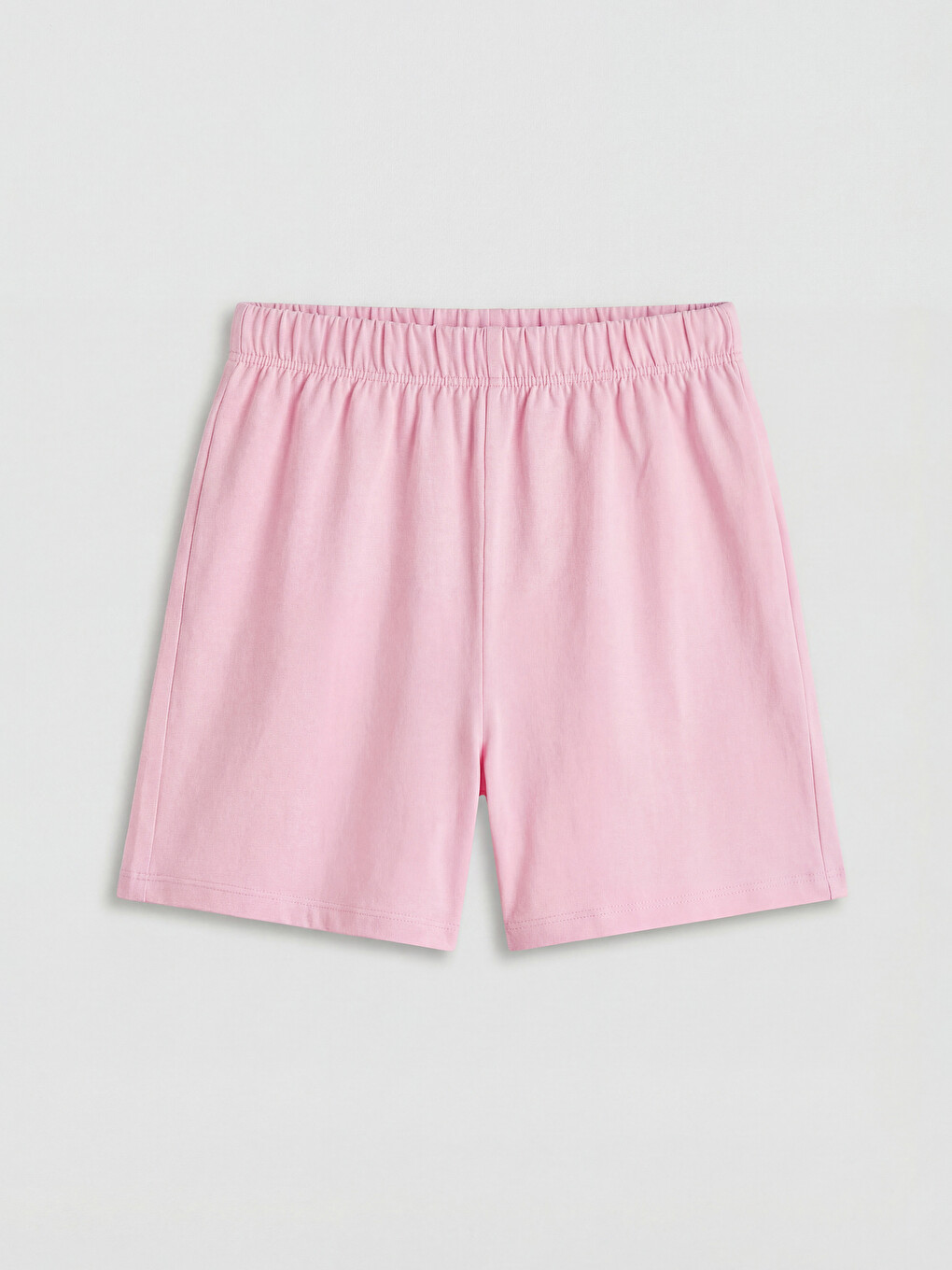 Bisiklet Yaka Kız Çocuk Şortlu Pijama Takım-3