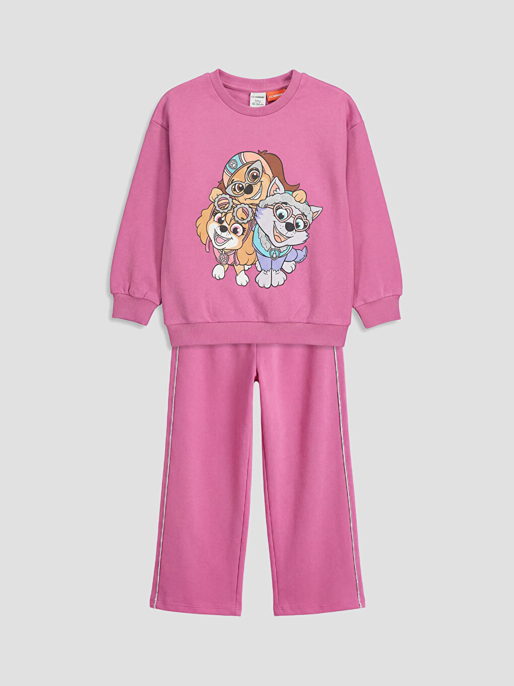 Mor Paw Patrol Baskılı Kız Çocuk Eşofman Takım