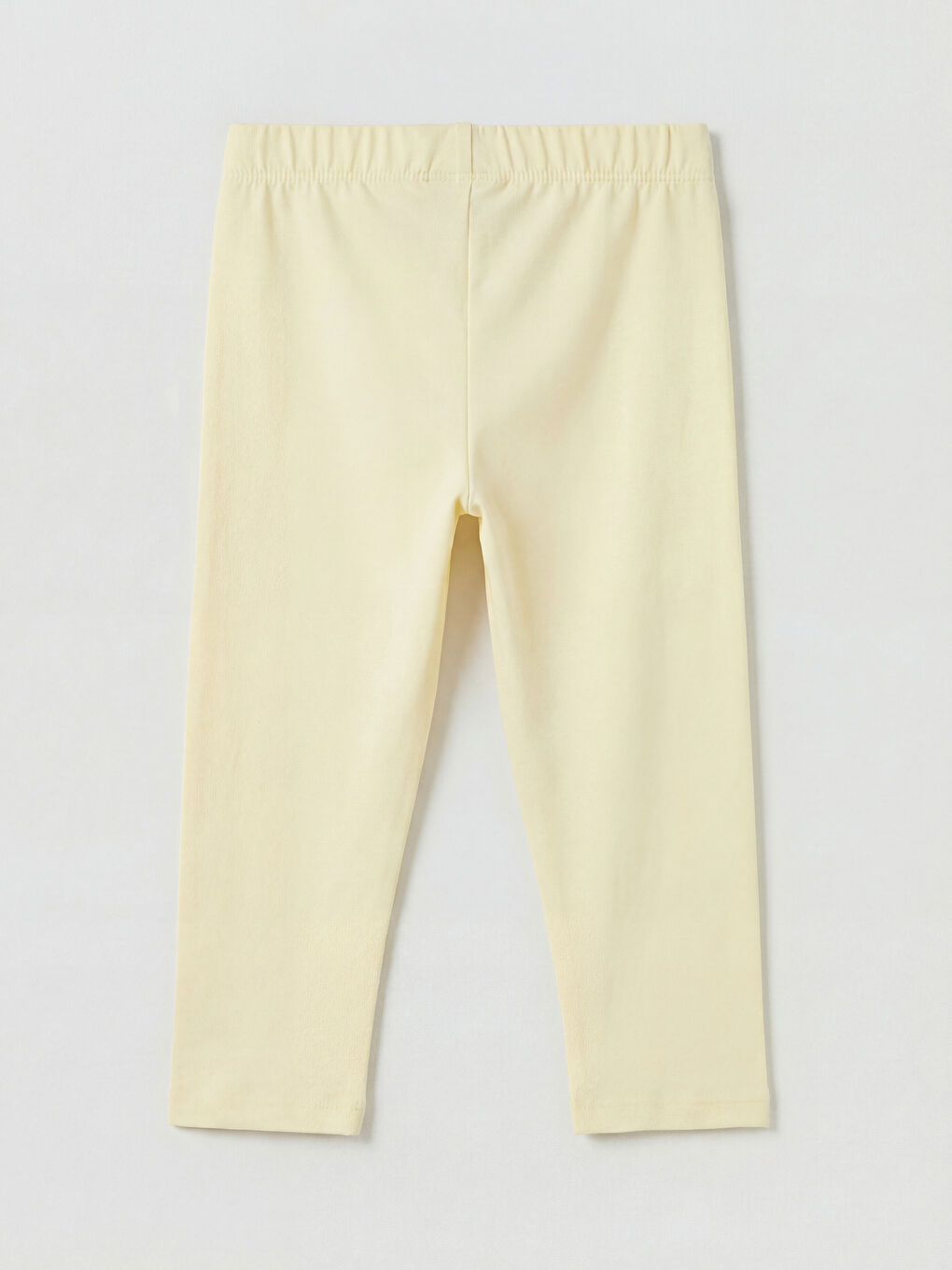 Sarı Beli Lastikli Yanları Şeritli Kız Çocuk Tayt-1