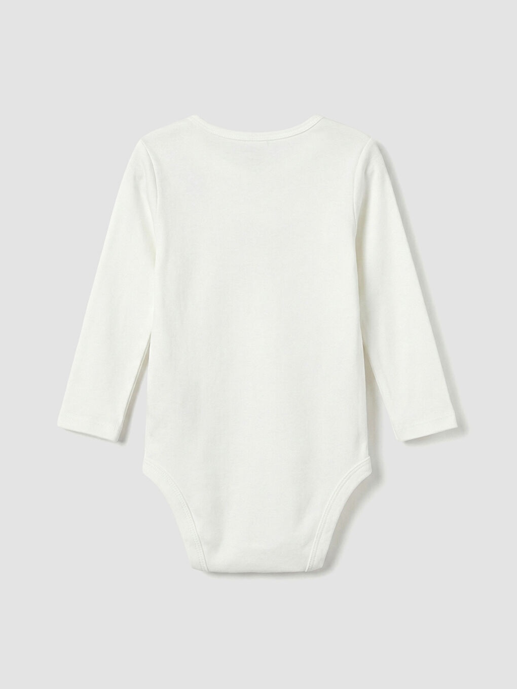 Ekru Baskılı Kız Bebek Çıtçıtlı Body ve Tayt-2