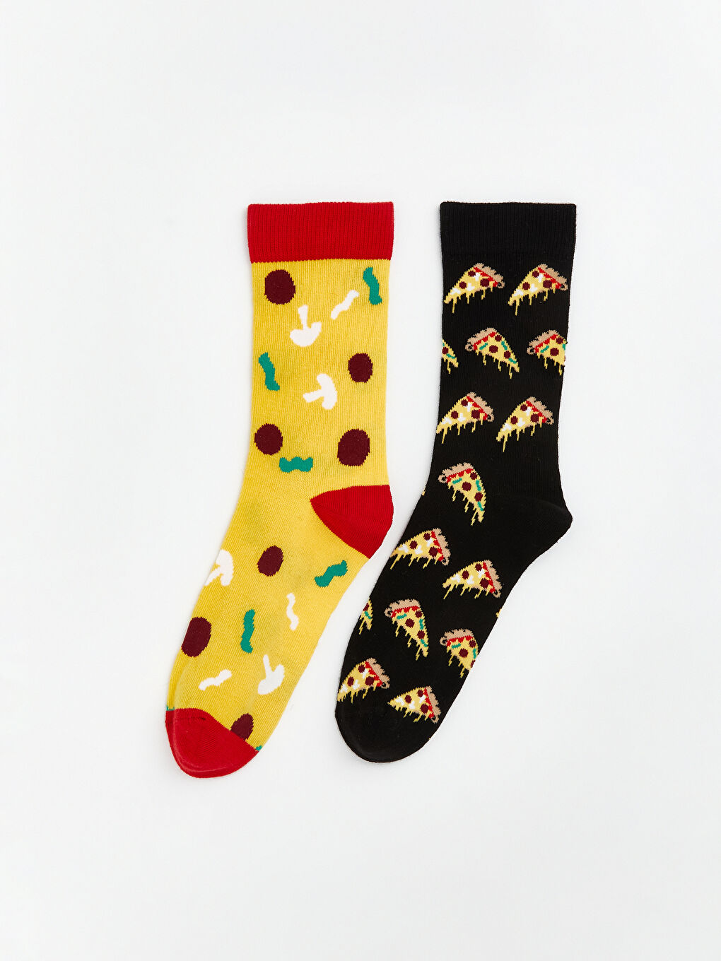 Siyah Desenli Erkek Çocuk Soket Çorap 2'li