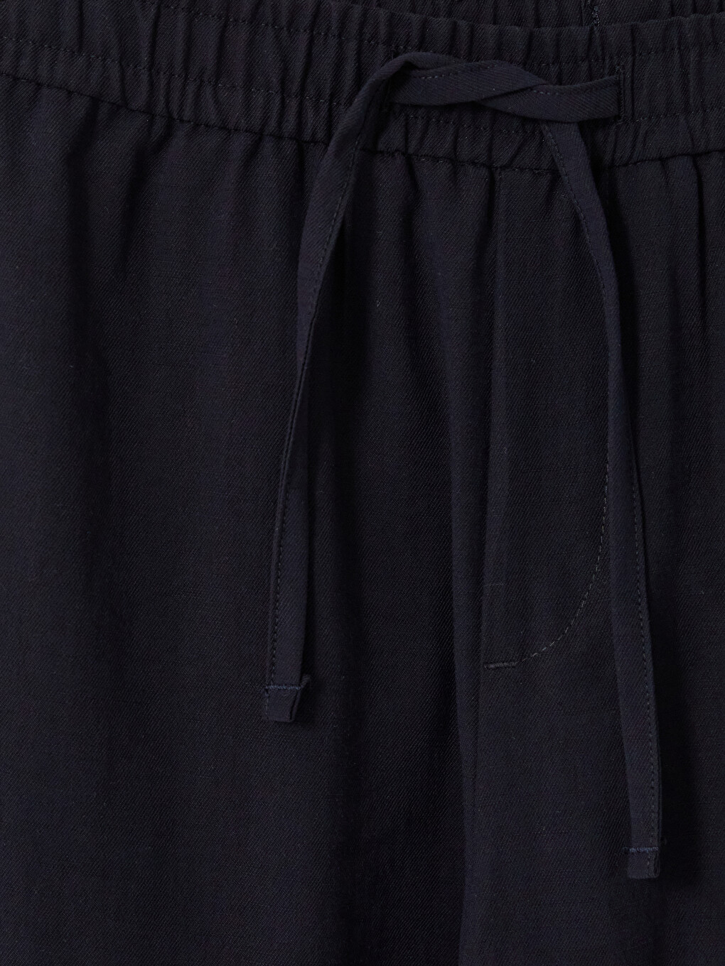 Lacivert Regular Fit Beli Lastikli Erkek Pantolon-2