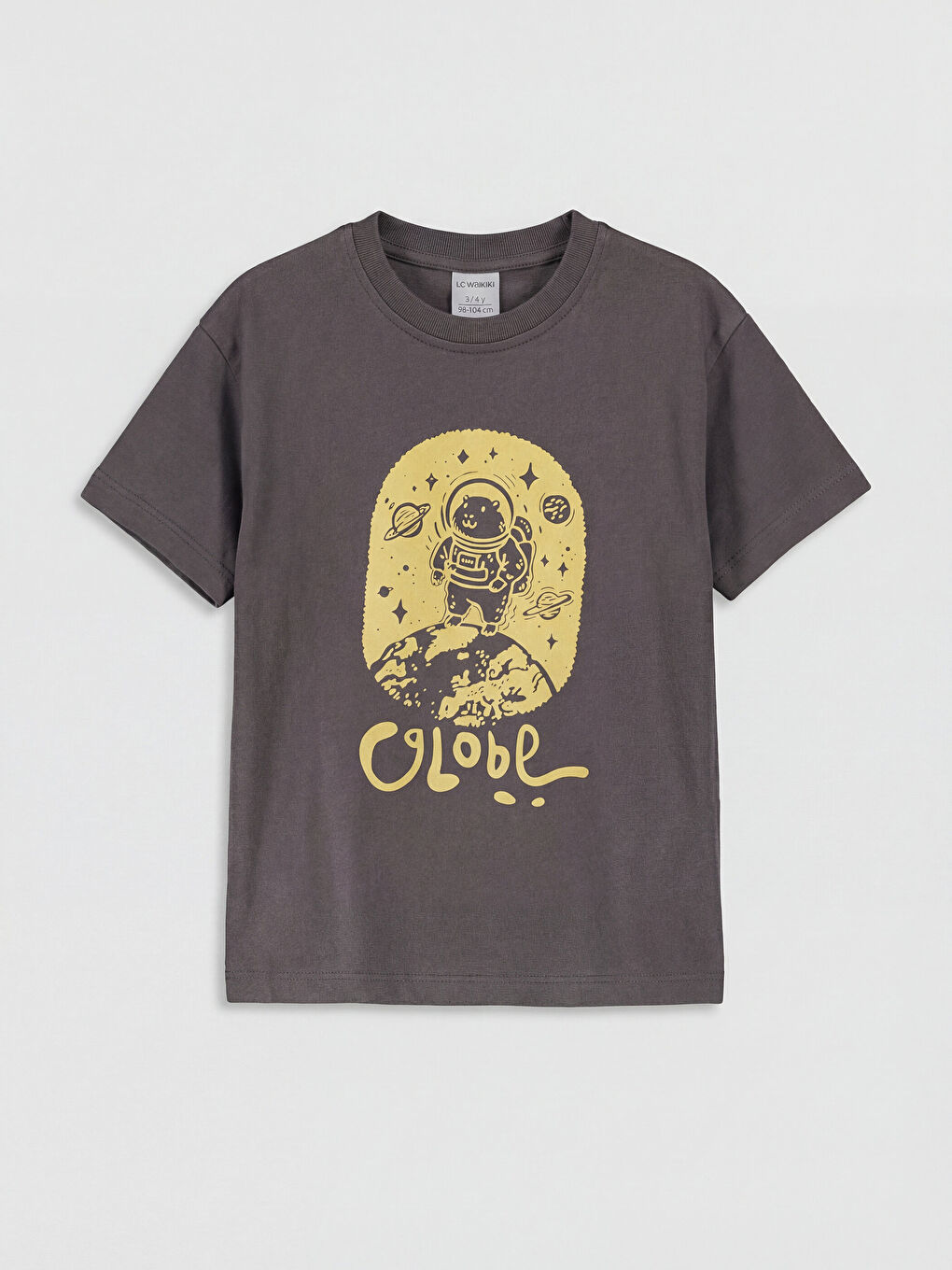 Antrasit Baskılı Erkek Çocuk Pijama Üst