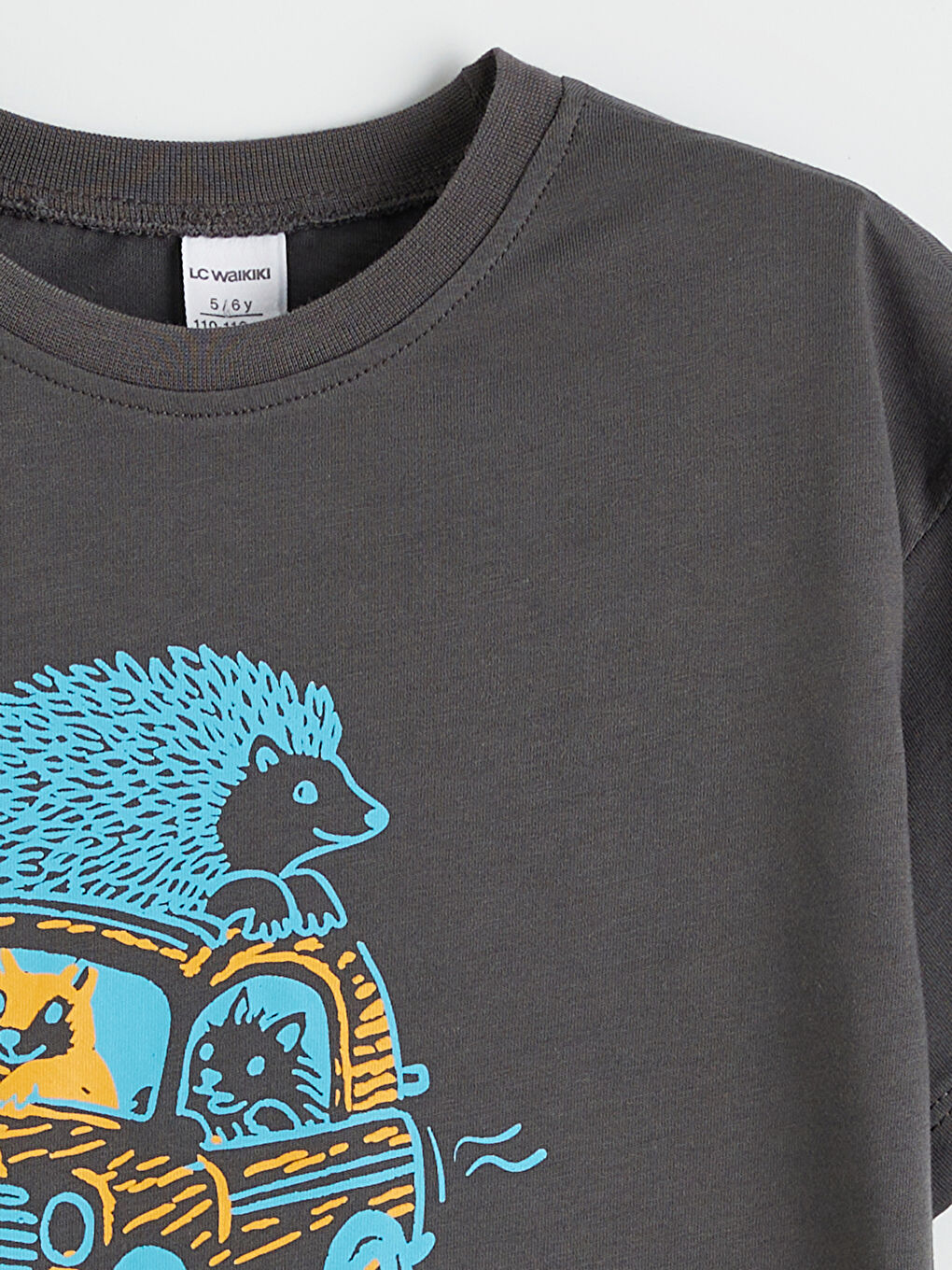 Antrasit Baskılı Erkek Çocuk Şortlu Pijama Takımı-2