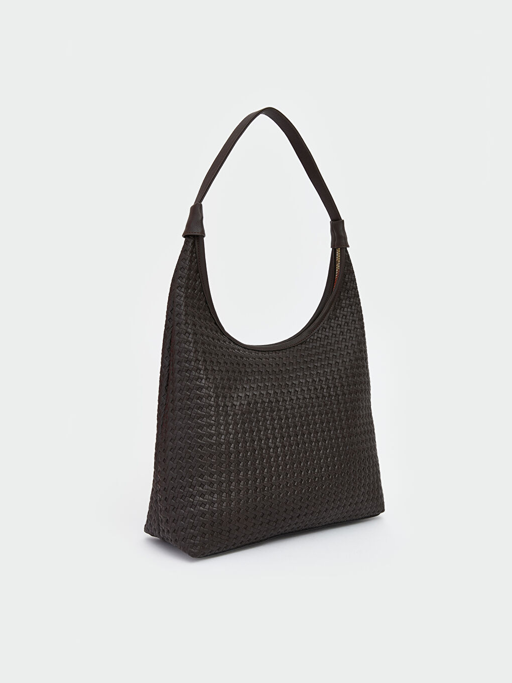 حقيبة كتف نساء بمظهر الجلد-1