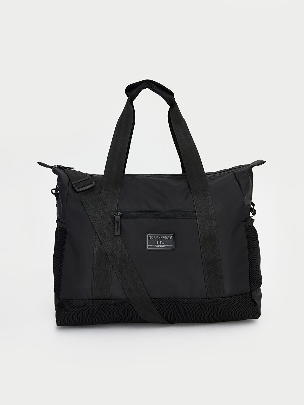 Siyah Fermuarlı Kadın Omuz Çantası