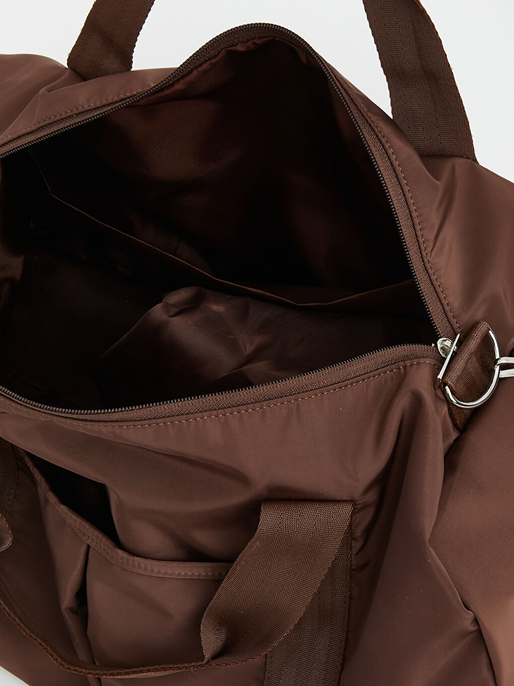 Kahverengi Ayarlanabilir Askılı Kadın Spor Çantası-4