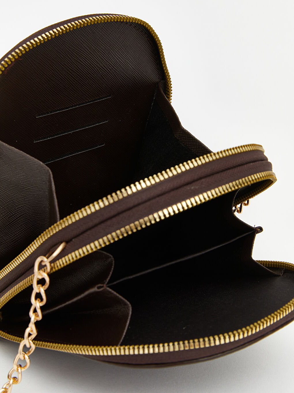 Kahverengi Deri Görünümlü Kadın Omuz Çantası-3